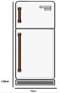 frigo 2 puertas 186 70